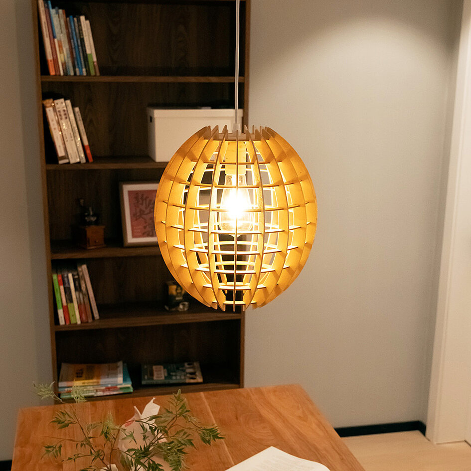 Houten hanglamp - Trae