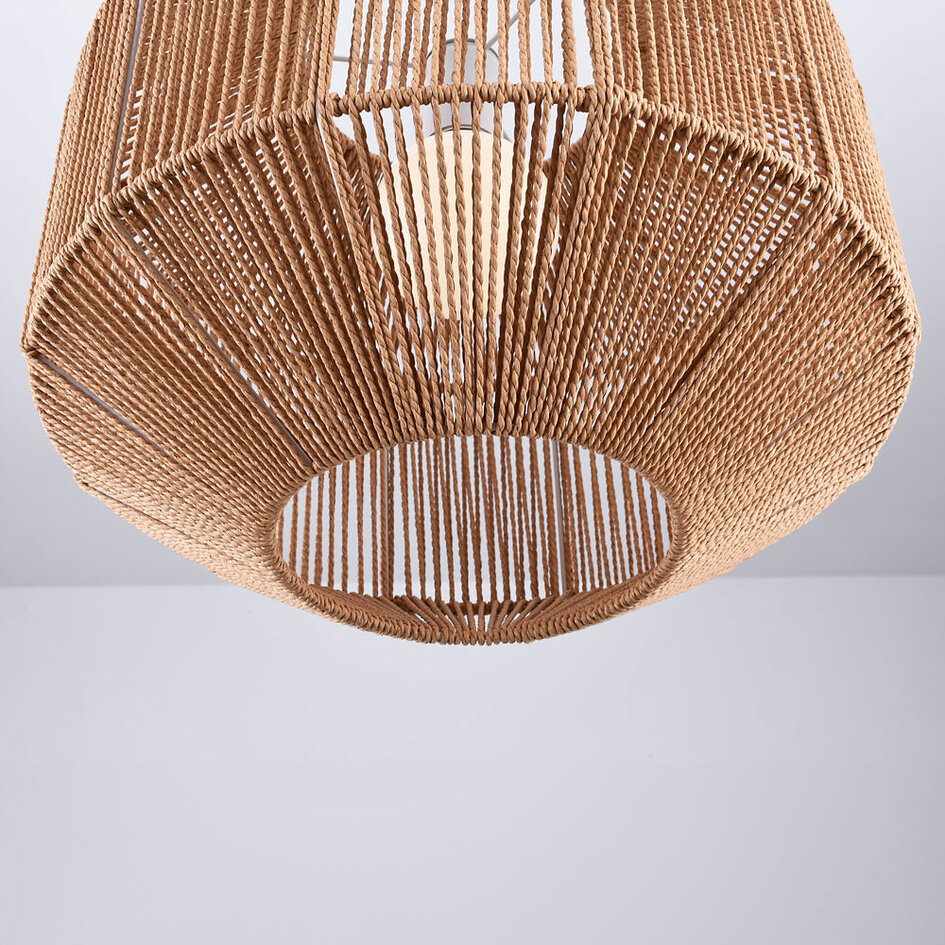 Suspension bohème Papel - corde tressée à la main