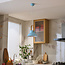 Suspension industrielle bleue - Modra