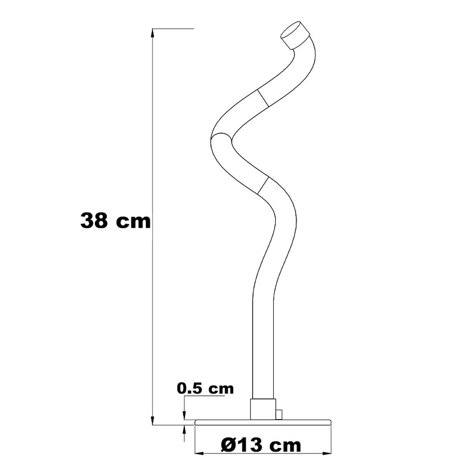Lampe à poser en spirale - Akrila