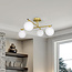Elegante plafondlamp, 4-lichts goud - Nymo