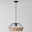 Suspension industrielle en rotin Mimbre