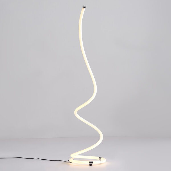 Vloerlamp Viver met spiraalvorm en geïntegreerde LED - dimbaar