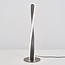 Gedraaide design tafellamp Rizar met geïntegreerde LEDs