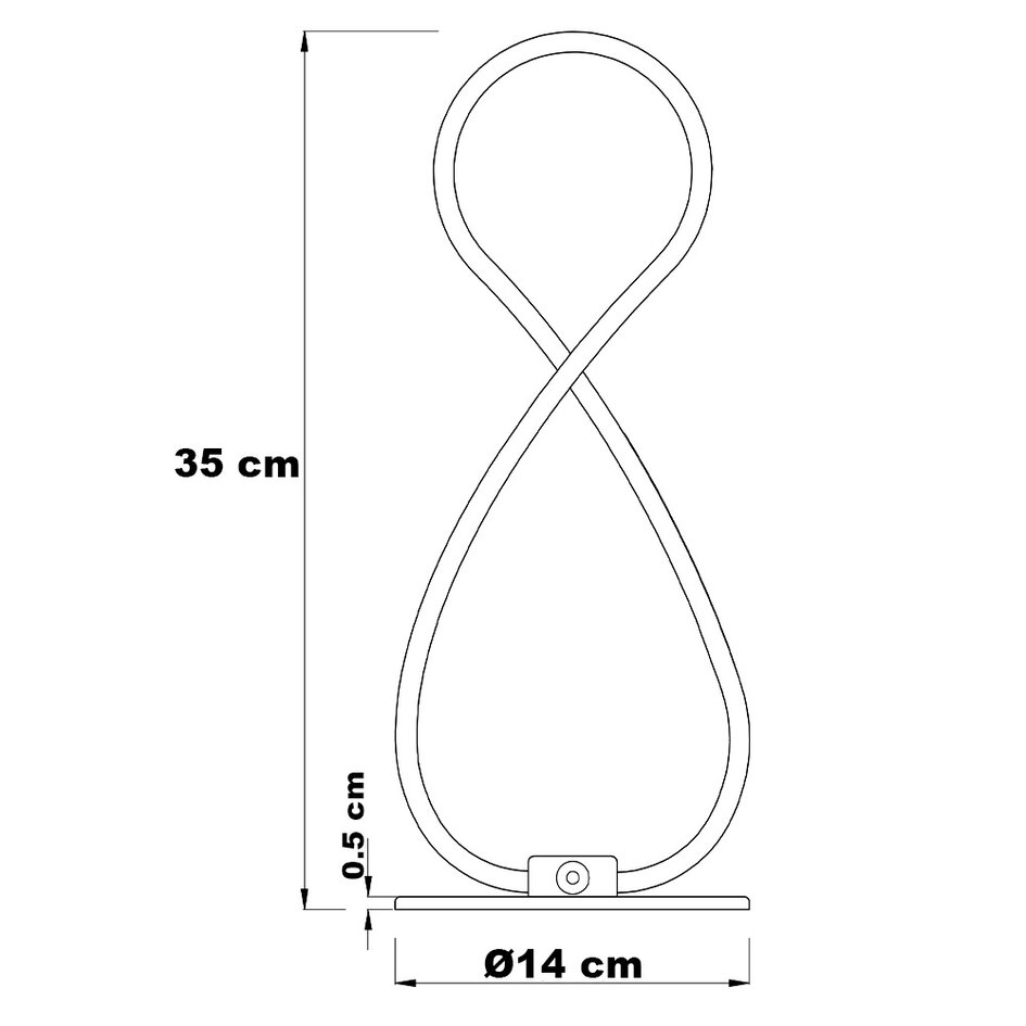 Lampe à poser design torsadée - Rizar
