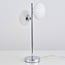 Lampe à poser Kroom 2 lumières avec verre opalin