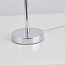 Lampe de table avec verre de lait, 2 lumières - Chrome