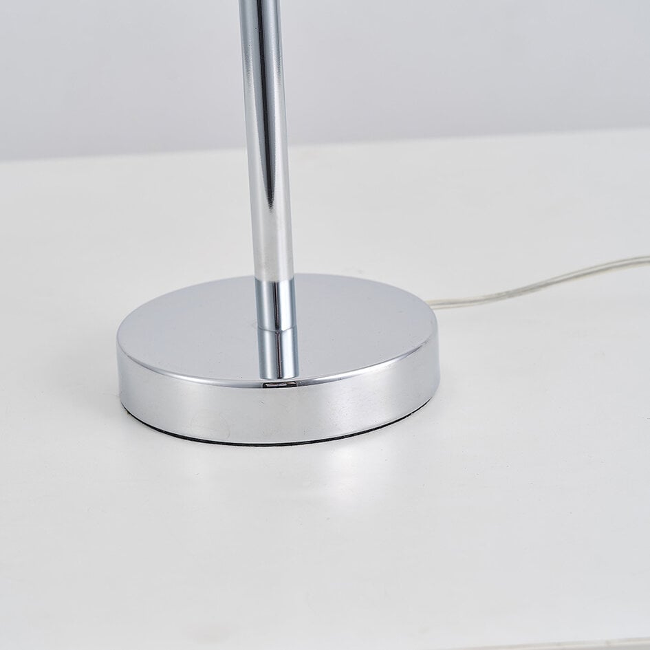 Lampe à poser Kroom 2 lumières avec verre opalin