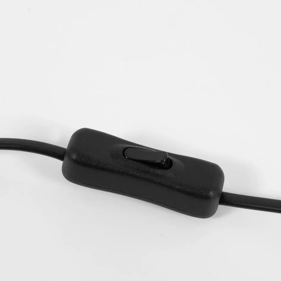 Lampe de table avec verre de lait, 2 lumières - Chrome