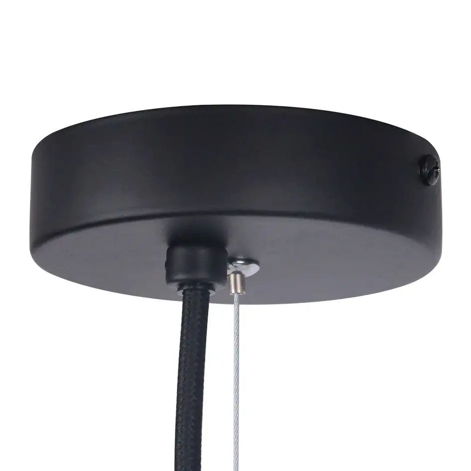 Hanglamp met wit glas - Kozma