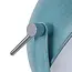 Staande lamp Lazos in blauw met kantelbare kap