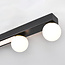 Plafondlamp Xander met geïntegreerde LEDs - zwart
