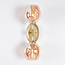 Wandlamp goud met amber glas - Larissa