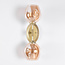 Wandlamp goud met amber glas - Larissa