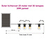 Solar lichtsnoer 25 meter met 25 of 30 lampjes in W-vorm en 30W zonnepaneel