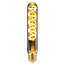 E27 dimbare buislamp smoke met spiraal en spiegeleffect 18,5 cm, 4W, 1700K