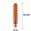 Ampoule tube LED E27 dimmable, spirale cuivrée 4 watts (1600K)