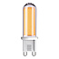 Dimbare G9 LED spot, helder glas, 2700K, 4,2W