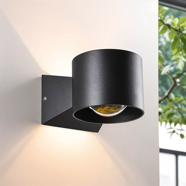 Applique noire pour l'intérieur et l'extérieur - Ylva