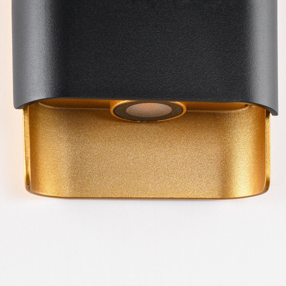 Zwarte buiten wandlamp - Vita