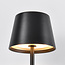 Minimalistische zwarte staande lamp Jytte - dimbaar
