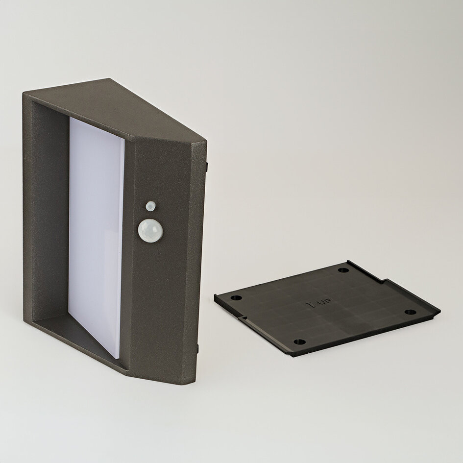 Solar wandlamp voor buiten met sensor Gioia