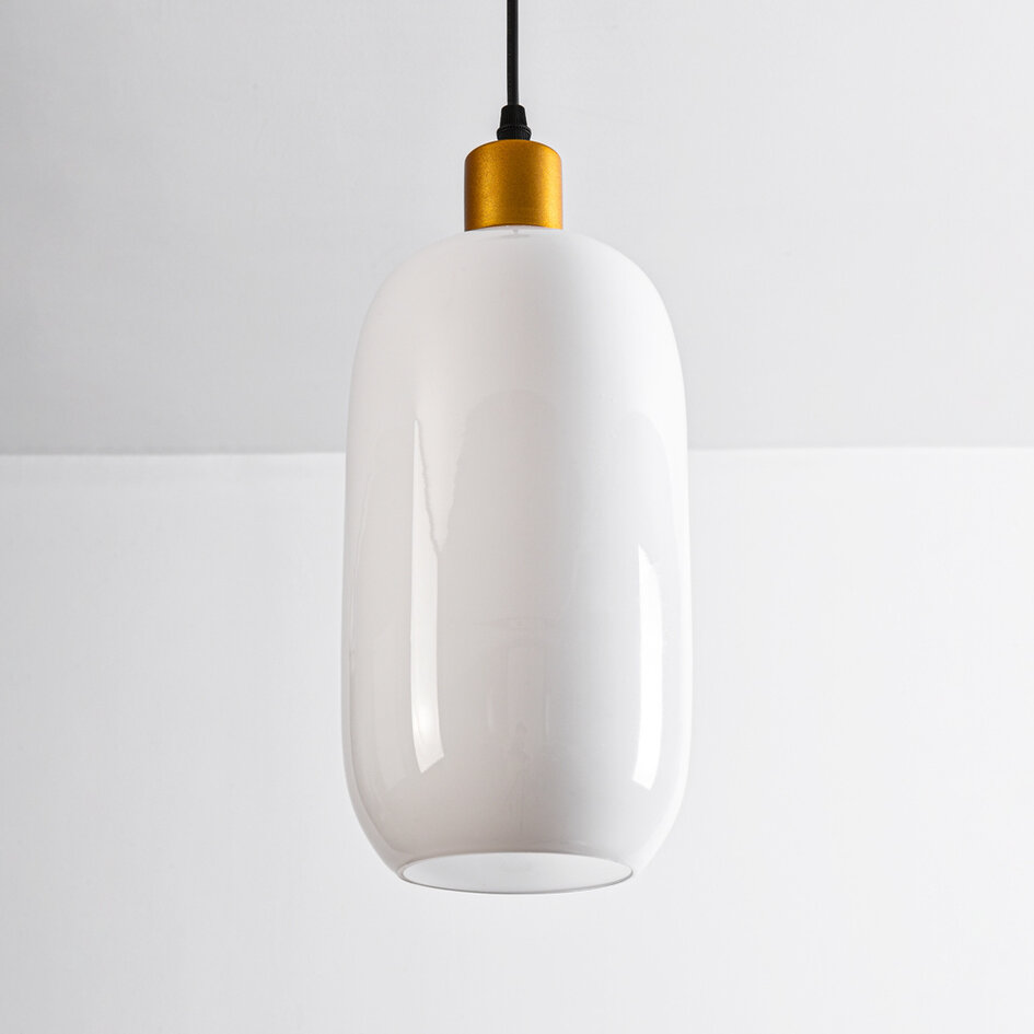 Hanglamp Anne met melkwit glas en kleurverloop