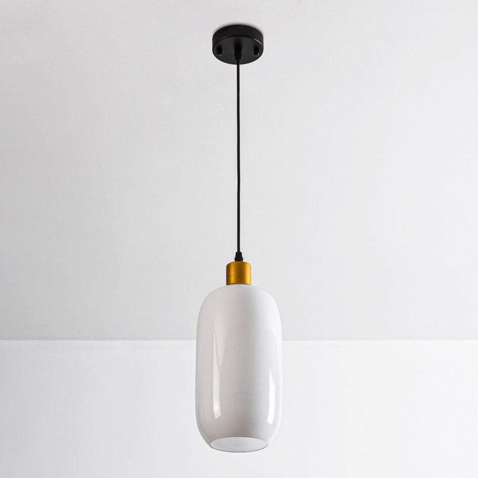 Hanglamp Anne met melkwit glas en kleurverloop