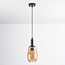 1-lichts hanglamp Mala - langwerpig glas