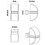 Applique d'extérieur orientable Xanthe - anthracite
