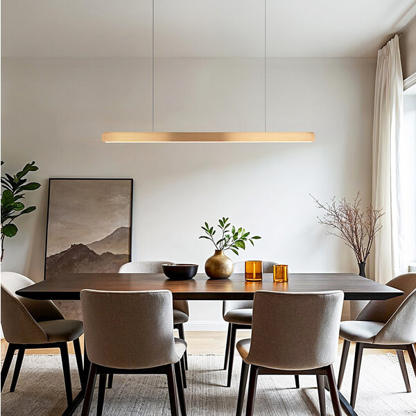 Dimbare gouden LED hanglamp - Harvey