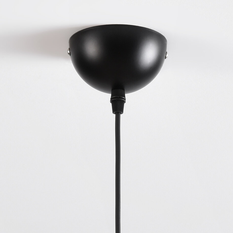 Suspension en verre strié, 1 lumière - Dylan