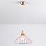 Lampe suspendue en fer Maya avec détails dorés