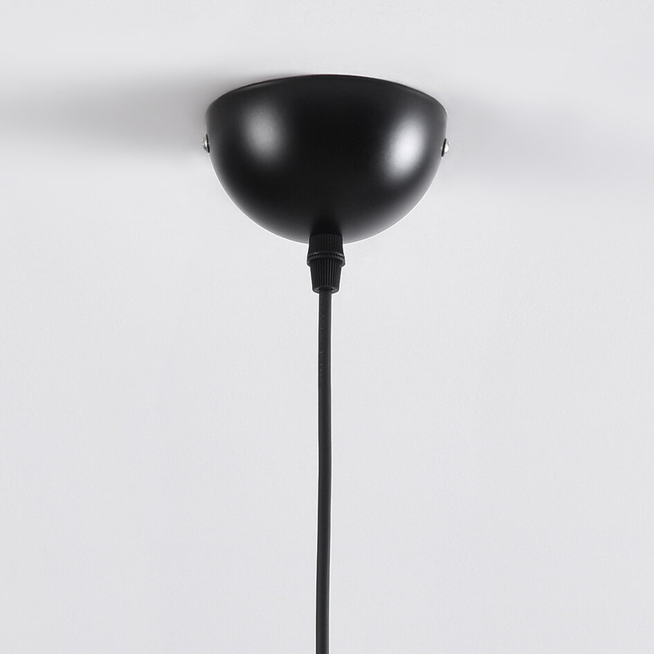 Lampe suspendue Holly avec détails en bois