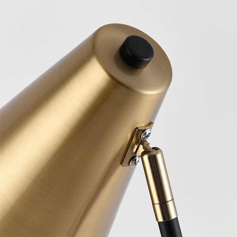 Tafellamp Watson  - zwart met goud