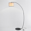 Gebogen staande lamp Jessica