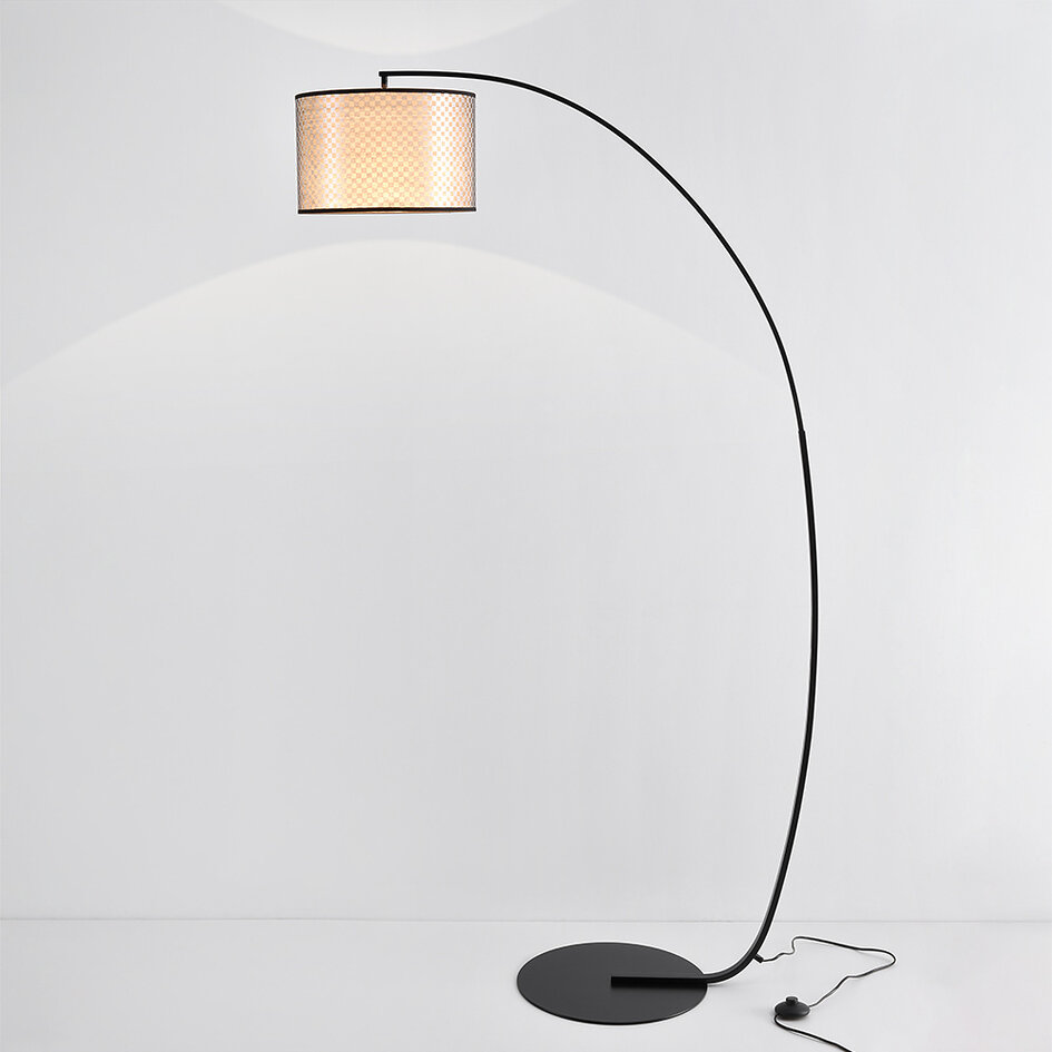 Gebogen staande lamp Jessica
