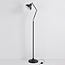 Lampadaire inclinable noir - Kyle