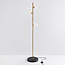 Staande lamp 4-lichts goud met transparant glas - Pippa