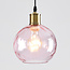Hanglamp met verschillende kleuren glas en bolling detail - Verona