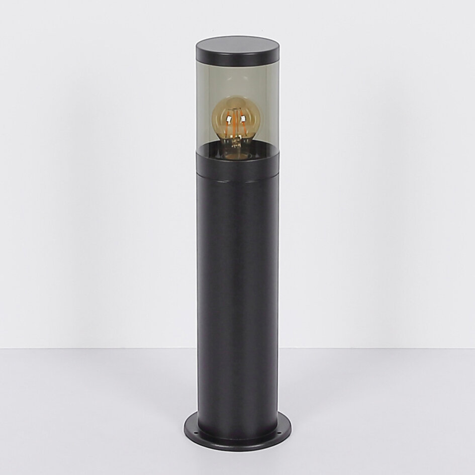Elegante staande buitenlamp Reims - RVS