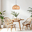 Lampe suspendue en bambou de Bohème Thane