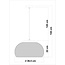 Lampe suspendue en bambou de Bohème Thane