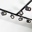 Modern 1-fase railsysteem van 3 meter met Julien spots - plafondlamp