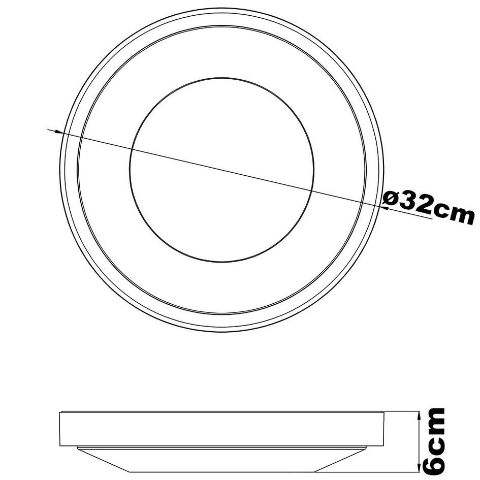 Donker grijze plafondlamp voor buiten 20W - Samuel