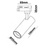 12W railspot Juliette 1-fase met dim-to-warm functie