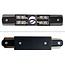 Connecteur droit double face pour rail monophasé - noir