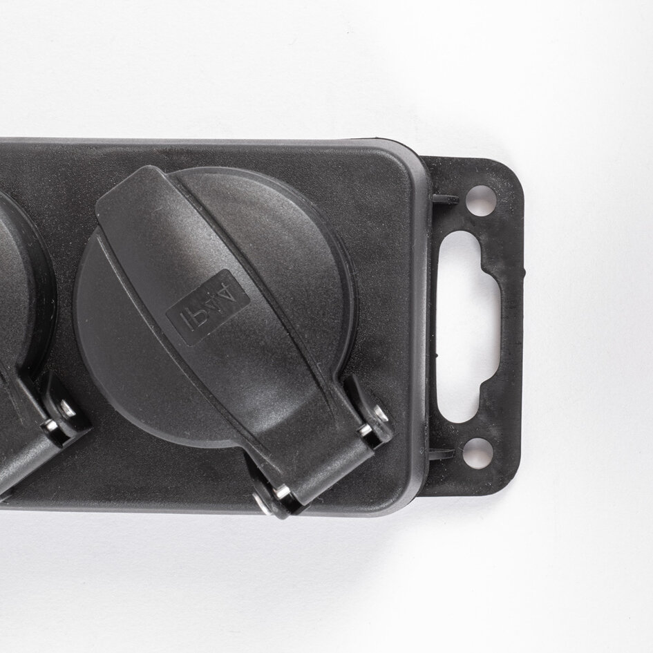 Professionele stekkerdoos voor buiten IP44 met snoerdikte 3x2,5mm²