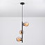 Design zwarte hanglamp 3-lichts - Lori