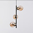 Design zwarte hanglamp 3-lichts - Lori